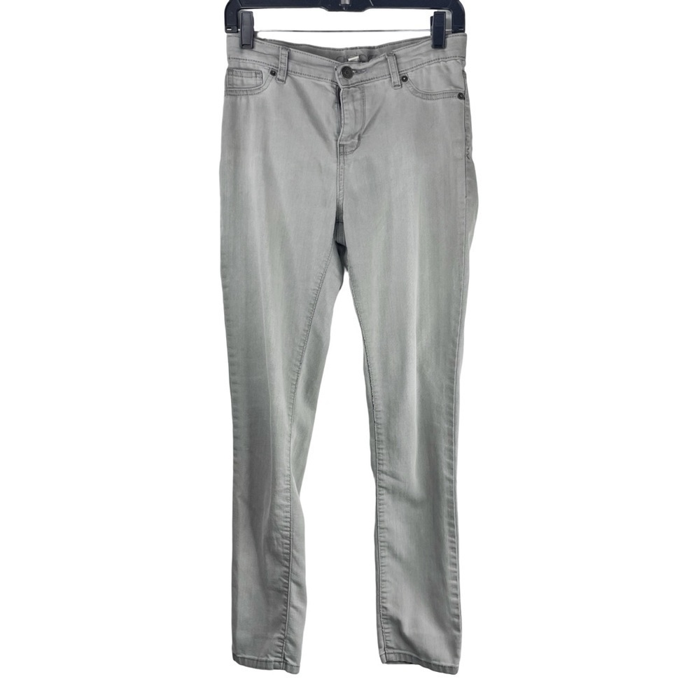 CHEROKEE Women’s Grey Skinny Jeans Perfectly Worn In Zero Imperfections Size 14